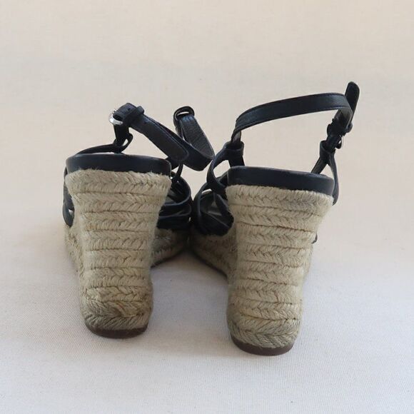 Cole Haan Leather Sandal Wedges Size 9 - Picture 7 of 11